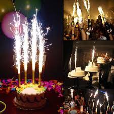 [READY STOCK] 6 pcs Fire Spark Candle 12CM, 15CM & 20CM For Birthday Lilin Api Firework Candle