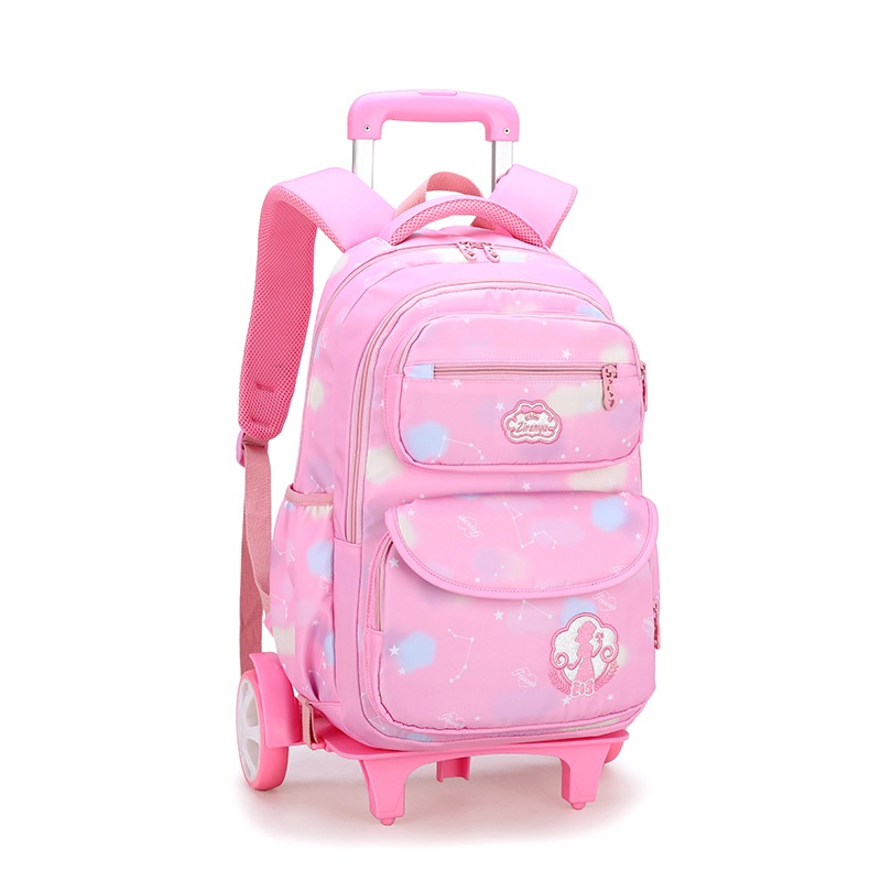 Removable Trolley school Backpacks kids Wheeled princess Children