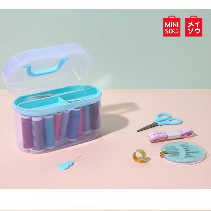 Miniso Needle Work Box Sewing Kit Set Multifunctional Compact Sewing