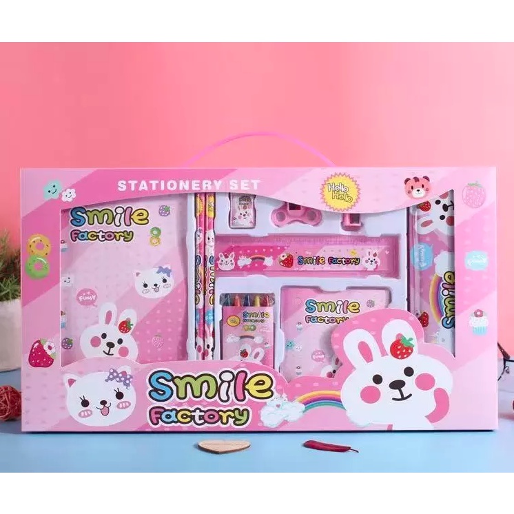 Children Stationery Set of Pupils School Supplies Festival Gifts for Children kid 14pcs Shopee