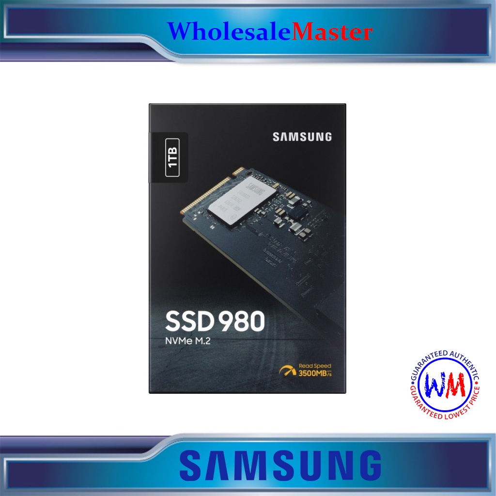Samsung 980 1TB M.2(2280) NVMe 1.4 PCIe Gen 3.0 x4 VNand Internal SSD Solid State Drive MZ