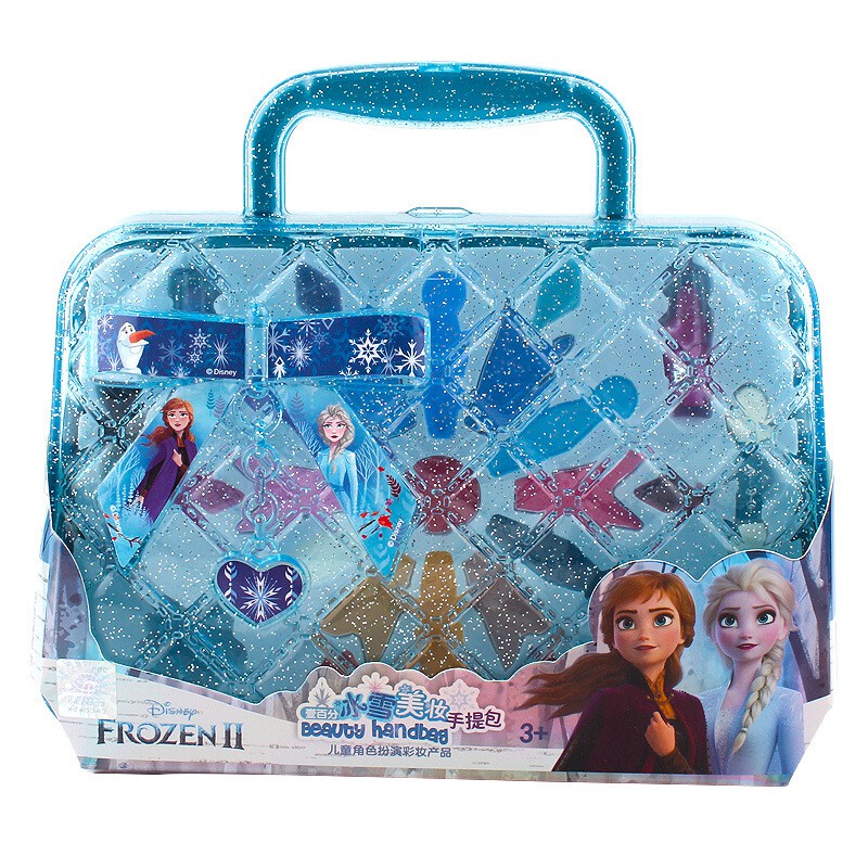 Frozen princess Elsa Anna Disney Makeup Set Toy Girls Play Toy Kids Fashion