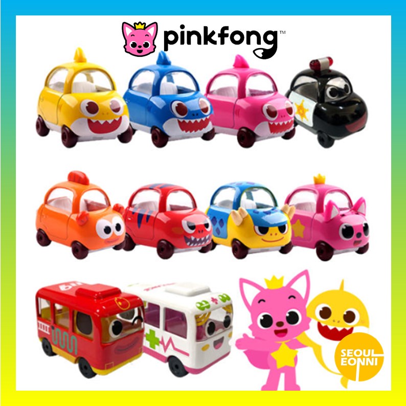 [Pinkfong] Babyshark Kamicar Mini Car Series / Daddy Shark Mommy Shark