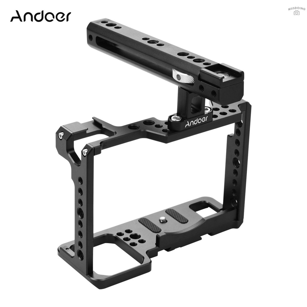 【musd】Andoer Professional Video Accessories Full Frame Camera Cage Kit
