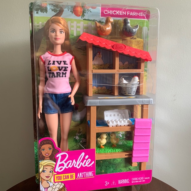 barbie chicken farmer doll