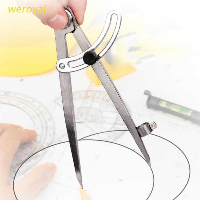 weroyal Practical Compass for Woodworking 15cm Adjustable Compass for Carpenter Drafting