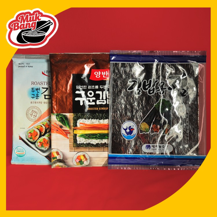 Nori Seaweed Wrapper Sushi, Kimbap & Gimbap 10 Sheets ...