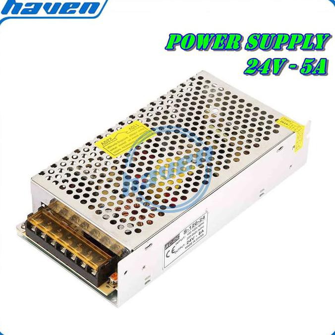 Power SUPPLY 24V 5A / PSU 24V 5A SWITCHING POWER Guaranteed Code 1191