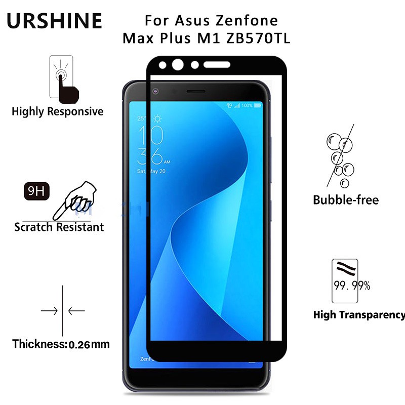 Tempered Glass Asus Zenfone Max Plus M1 Zb570tl X018d Screen Protector