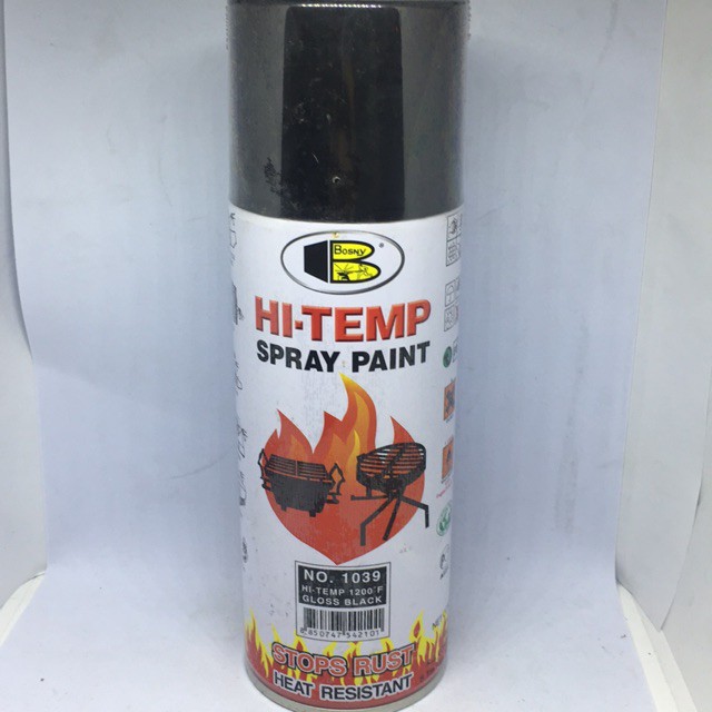 Bosny Spray Paint Hi Temp Black No Shopee Philippines