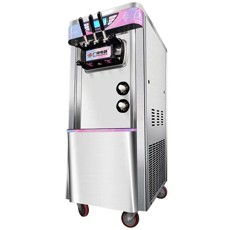 Guangshen Ice Cream Machine Commercial Vertical Automatic CleaningFree