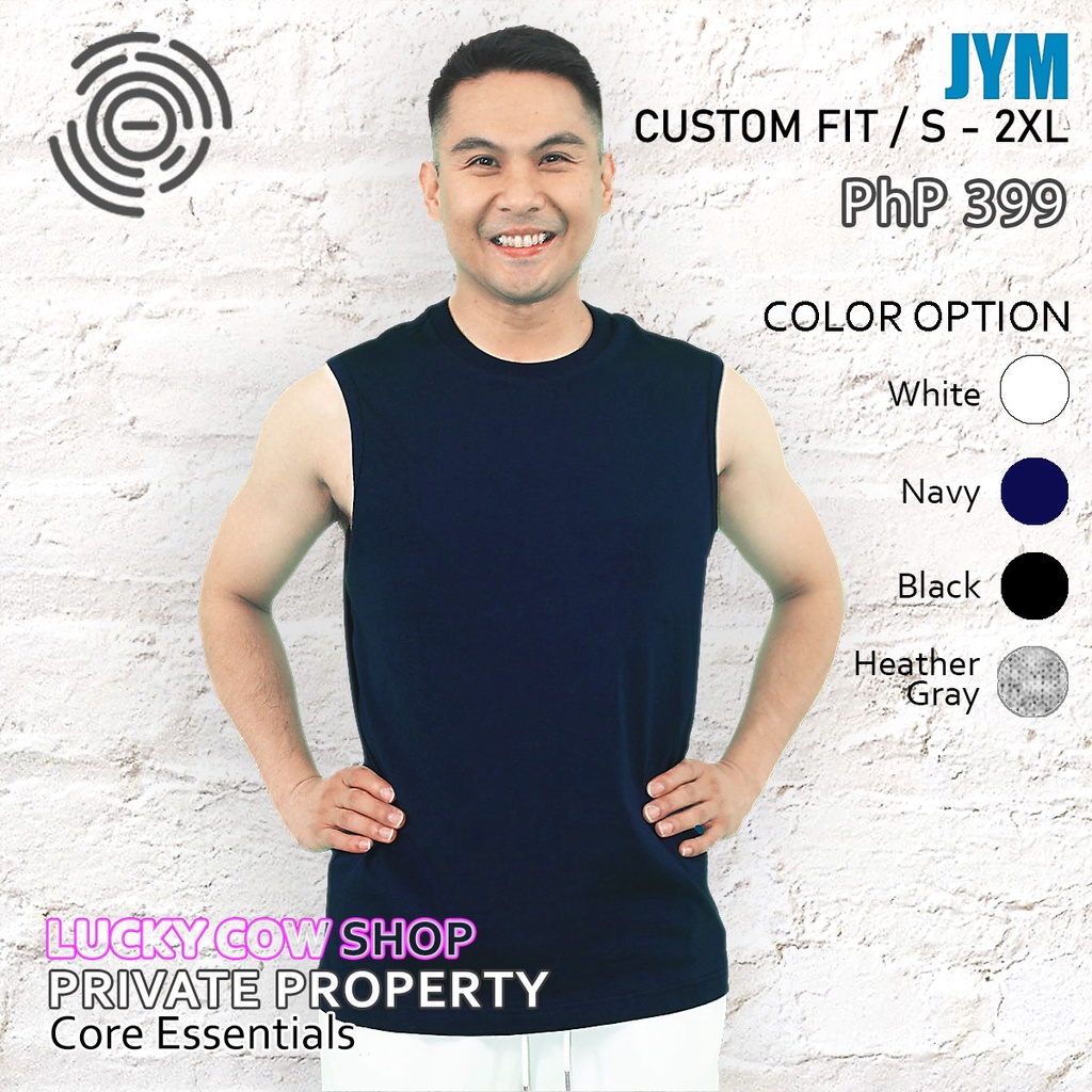 Mens Plain Gym Tank Top Sando 100 Combed Cotton Heavy Jersey S M L XL