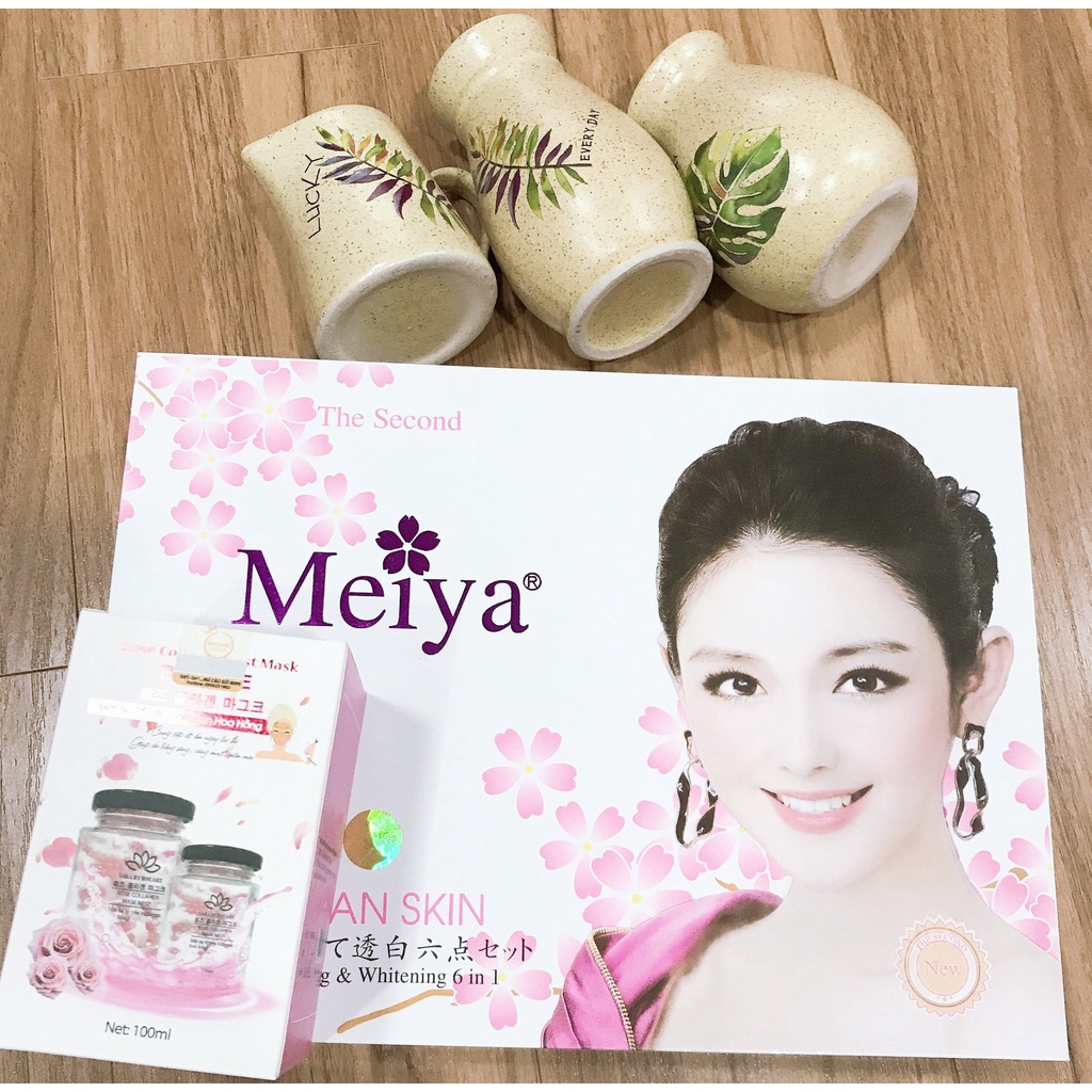 ▲cod▼ Genuine Meiya 6in1 Cosmetics Set M4IO