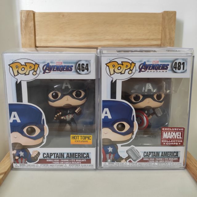 funko pop captain america con mjolnir