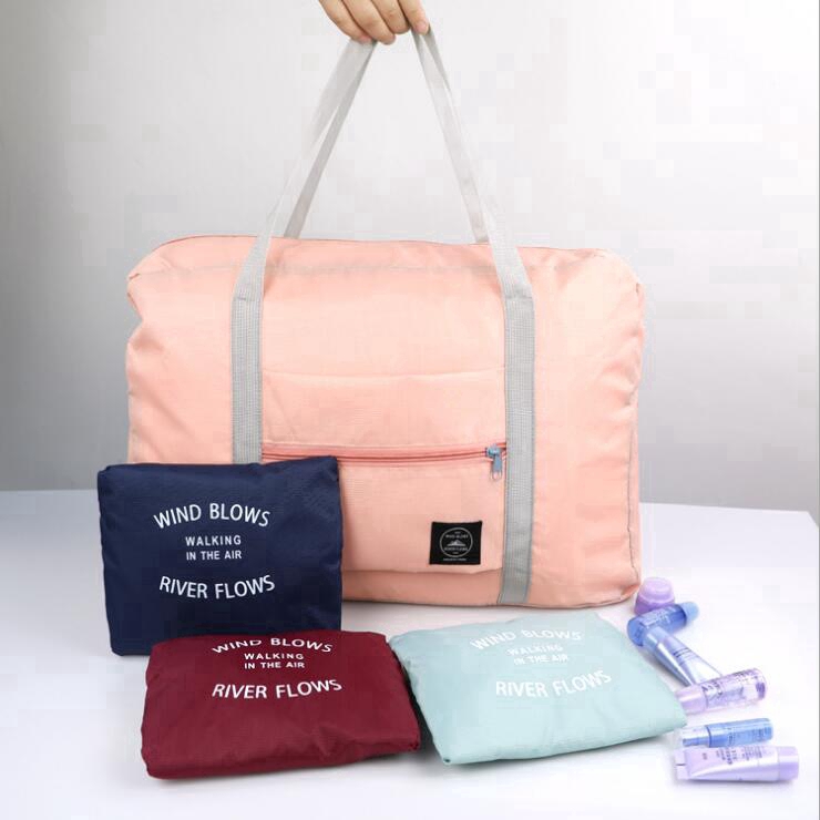 nylon travel bag with zipper