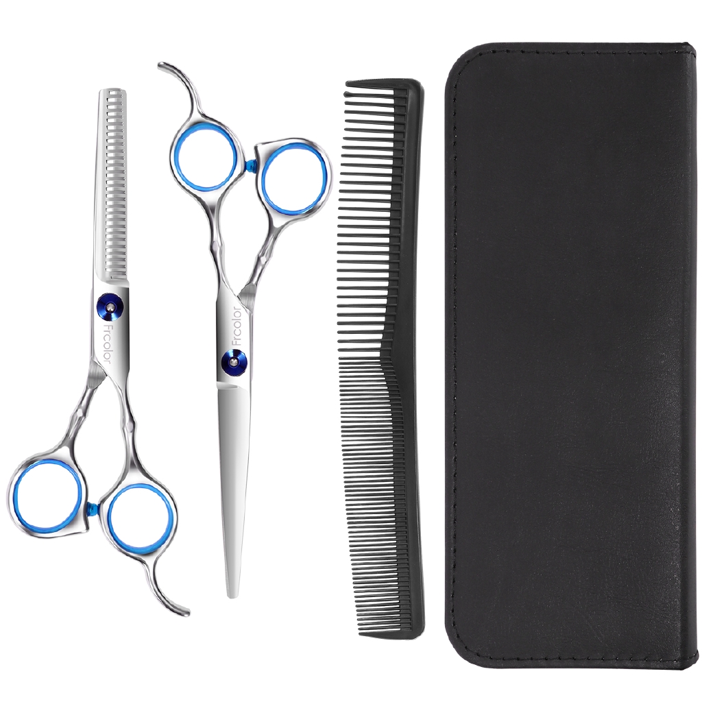 hair cutting scissors and comb set