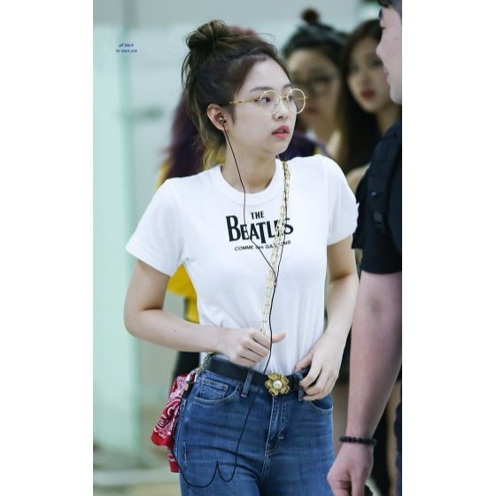 Blackpink Jennie THE BEATLES comme des garcons Shirt | Shopee