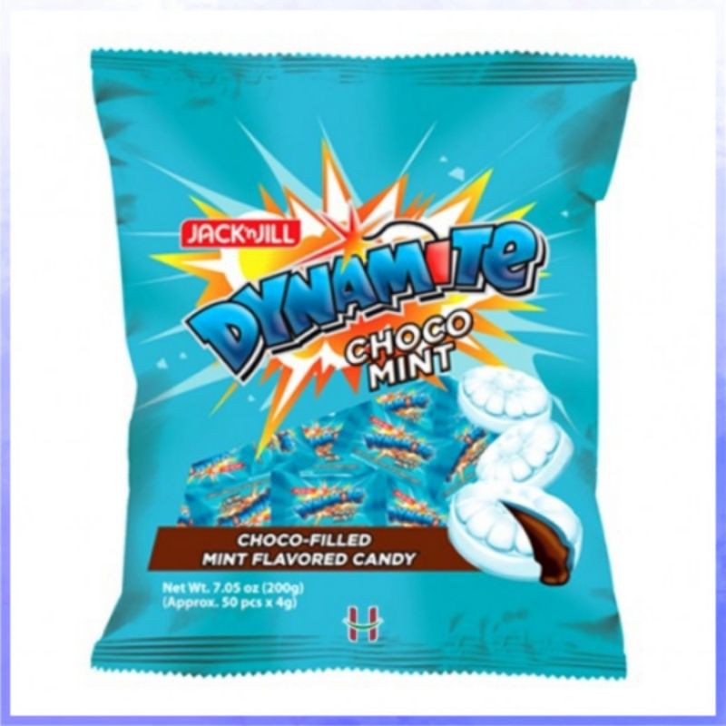 Dynamite Candy Dynamite Mint Candy with Chocolate Filling