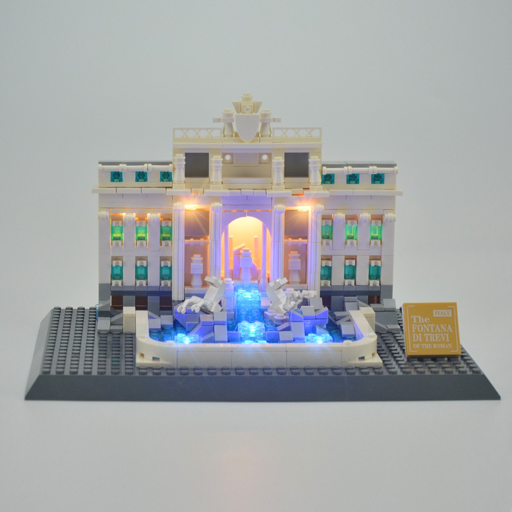 lego architecture trevi fountain