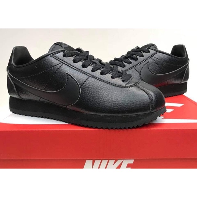 nike cortez black