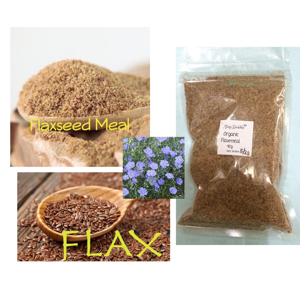 Organic ground whole flax seeds meal flaxseed 90g 100g Shopee Philippines