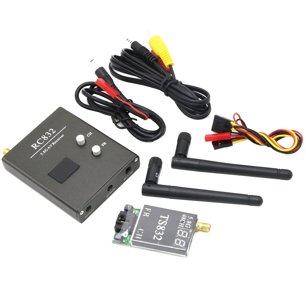 TS832 Transmitter & RC832 Receiver 48CH 5.8G 600mw 5km Wireless Audio