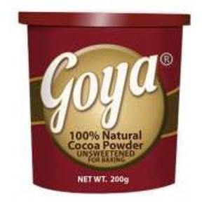 Goya 100% Natural Cocoa Powder Unsweetened in Cannister | Shopee ...