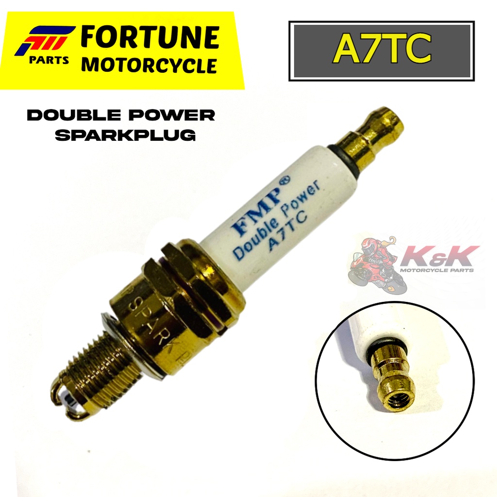 Kawasaki Fury 125 FMP SPARK PLUG DOUBLE POWER A7TC Shopee Philippines