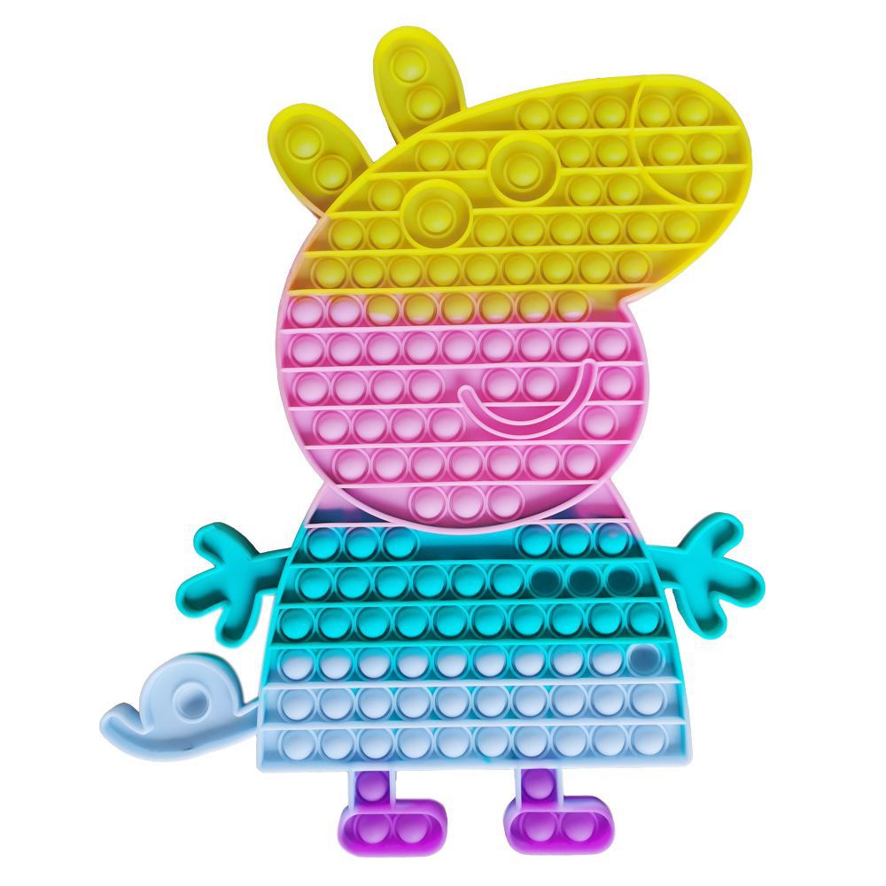 Push Pop Bubble Kids Toy It Special Needs Silent Sensory Fidget Autism PEPPA PIG 