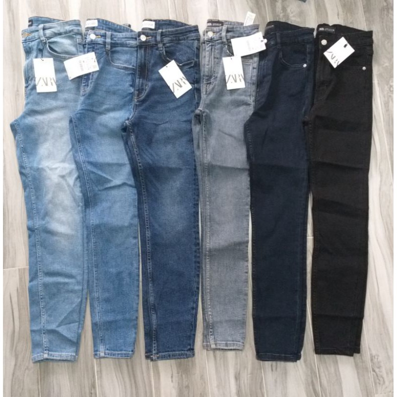 zara high waist skinny trousers