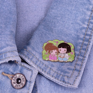 Haku and Chihiro enamel Pin Cartoon Ghibli Anime Movie brooch badge #6