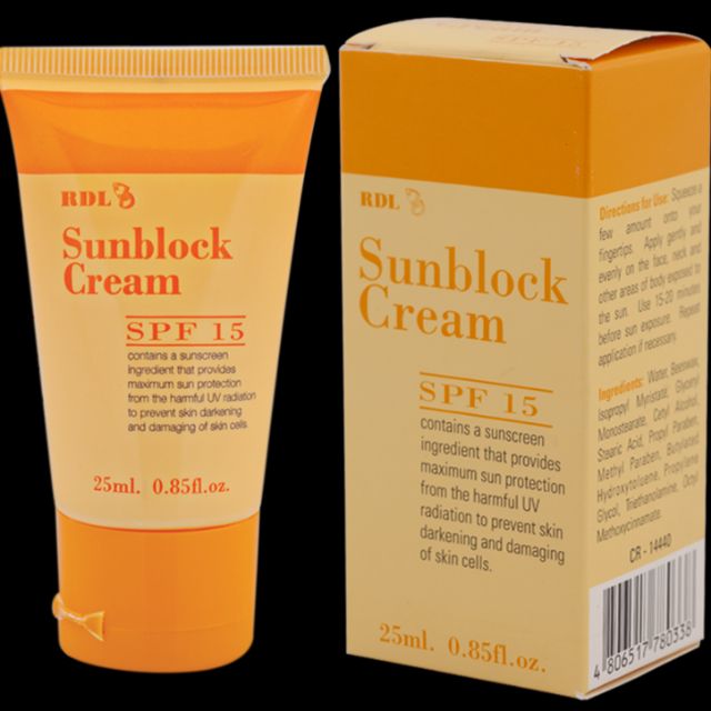 sunblock cream