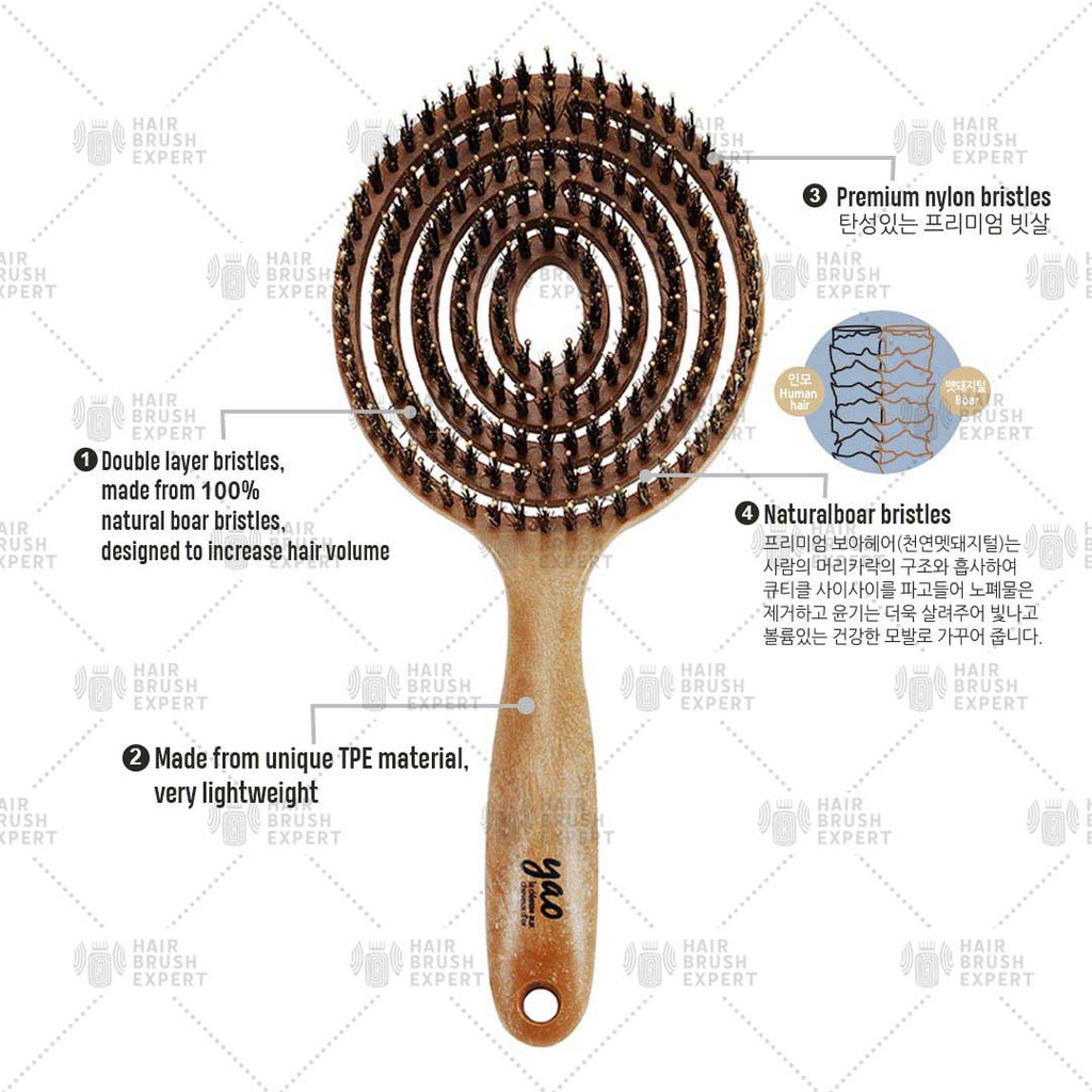 circle hair brush