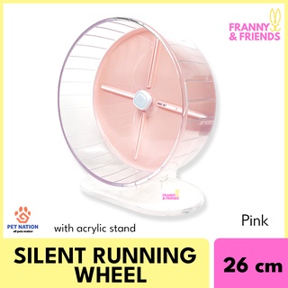 Franny's Silent Running Wheel 26CM with Stand Hamster Wheel Hedgehog Wheel