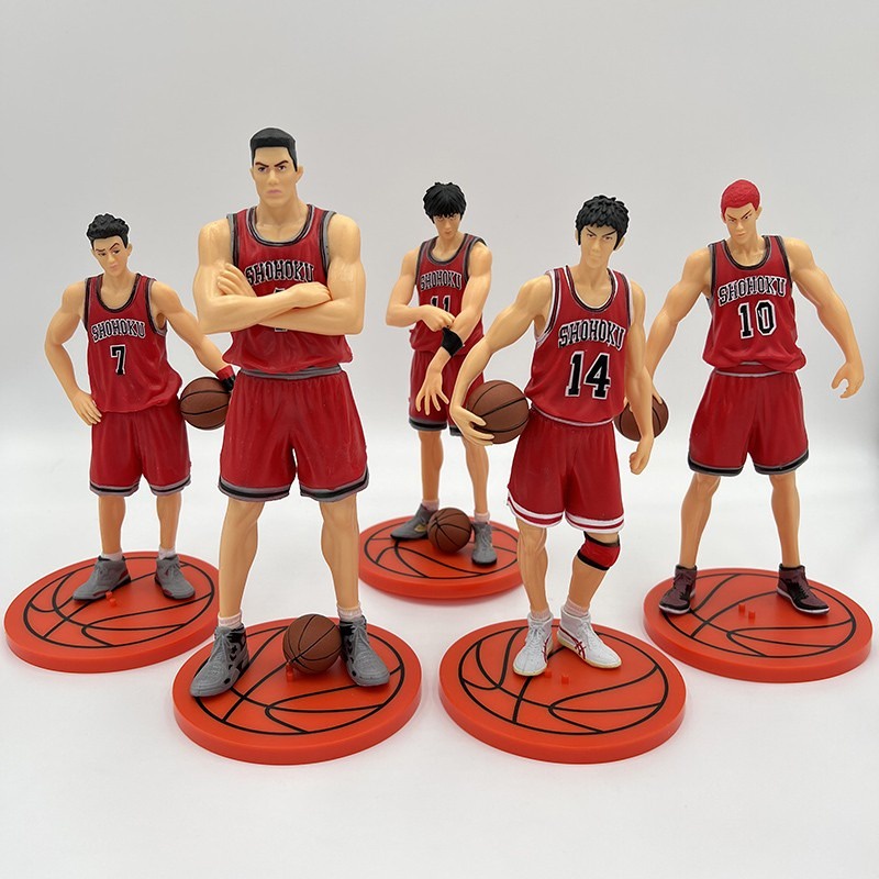 Slam Dunk Sakuragi Hanamichi Figure Rukawa Kaede Set Of 5 | Shopee ...