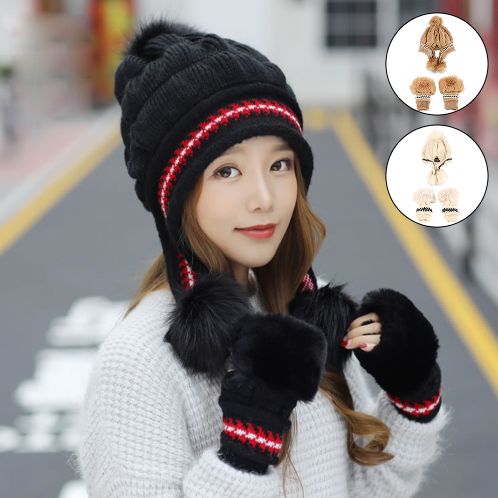 women's winter hats and gloves