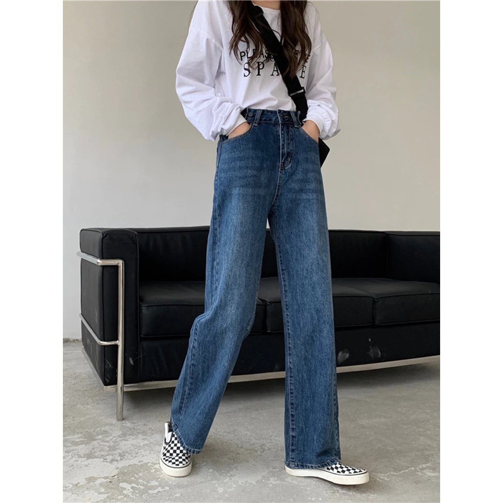 ladies straight leg jeans