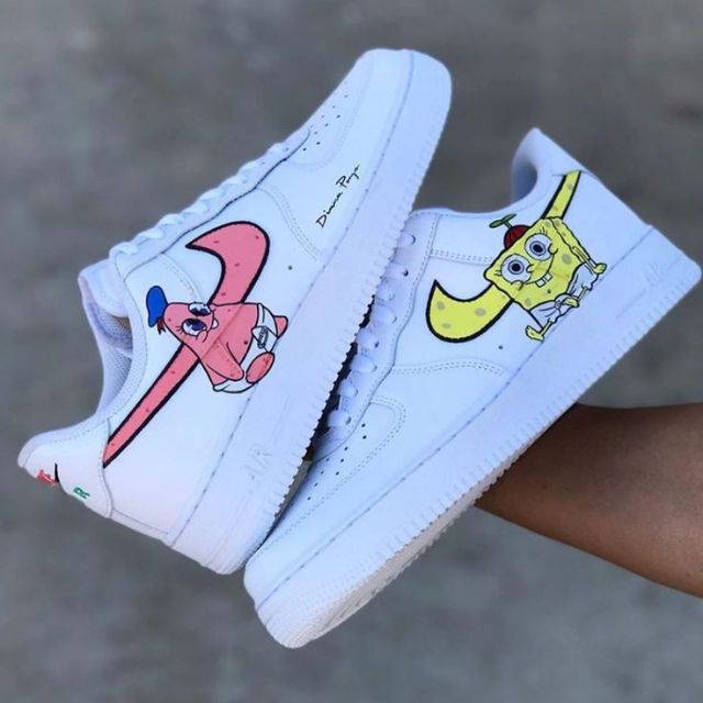 spongebob custom air force 1