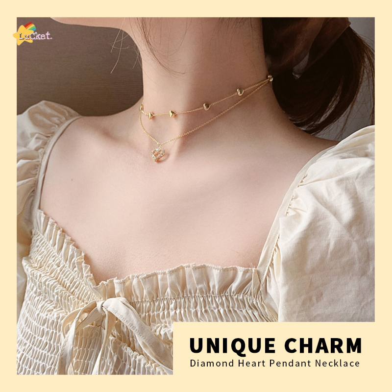 Korea 14K Gold Plated Multi-layer Tala By Kyla Necklace For Women New ...