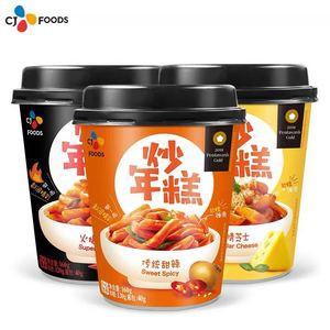 Cj Foods Bibigo Korean Instant Sweet and Spicy Rice/tteokbokki Cake Cup ...