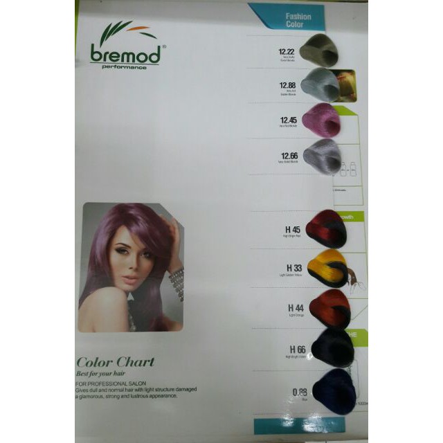 Bremod Fashion Hair Color 100ml Shopee Philippines