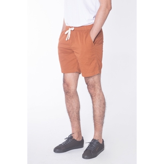 Penshoppe Chino Shorts With Drawstring (Brown) | Shopee Philippines