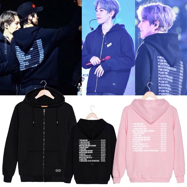 hoodie exo shopee