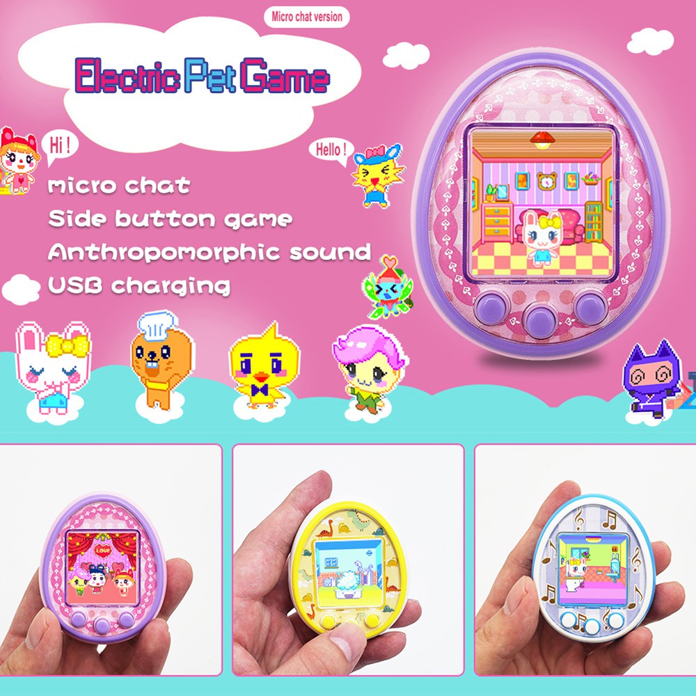 Cartoon Electronic Pet Game Handheld Virtual Pet Kids Toy Gift Shopee