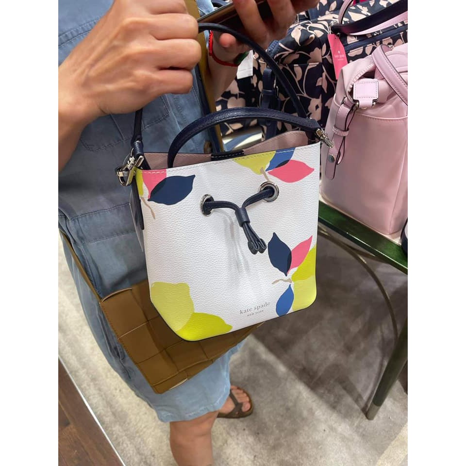 Kate Spade Eva Lemon Zest Small Bucket Crossbody Shoulder Bag | Shopee  Philippines