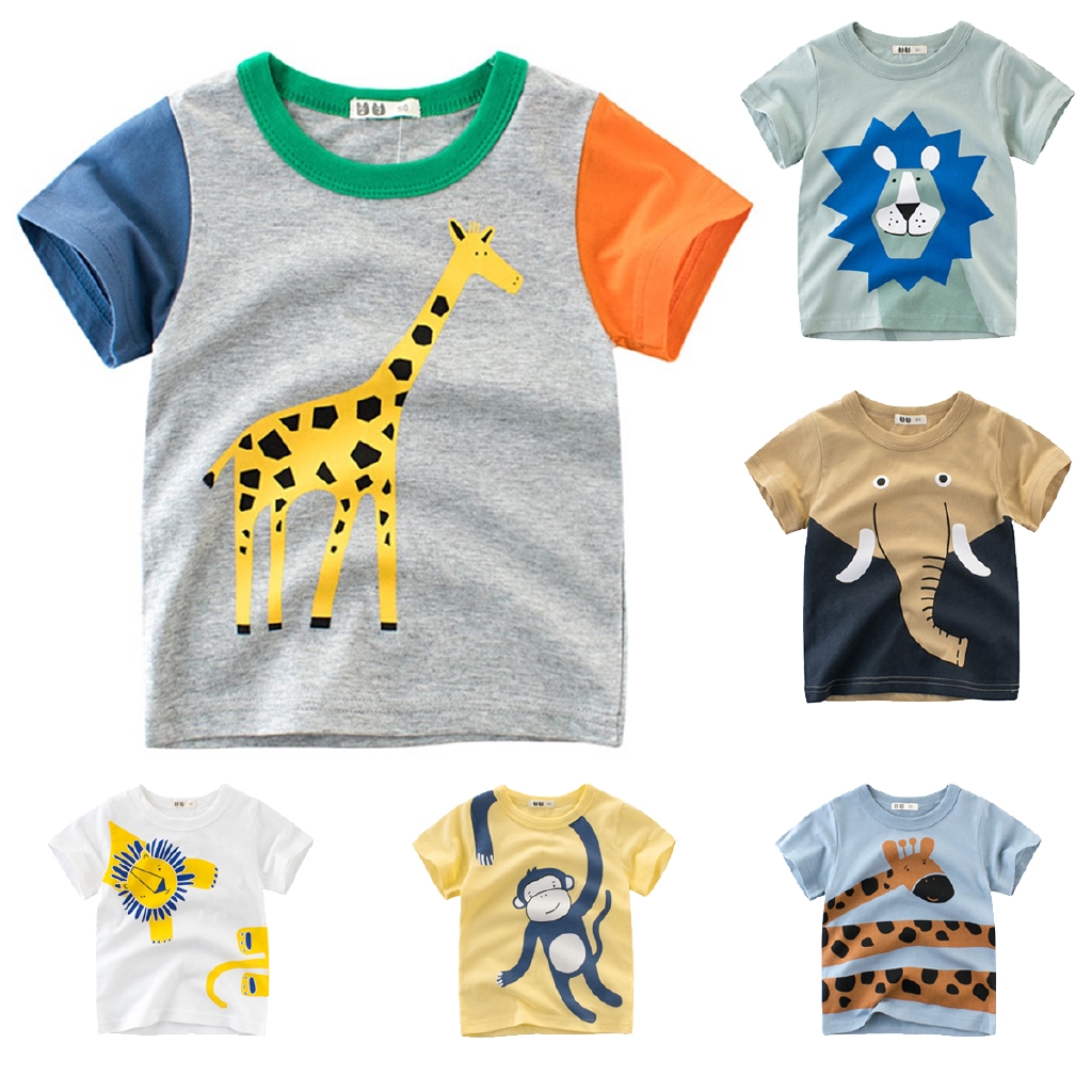 boys animal print shirts