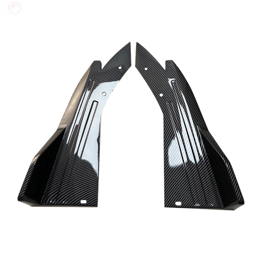 2PCS Car Rear Bumper Lip Winglets Side Skirt Splitters Spoiler Lips