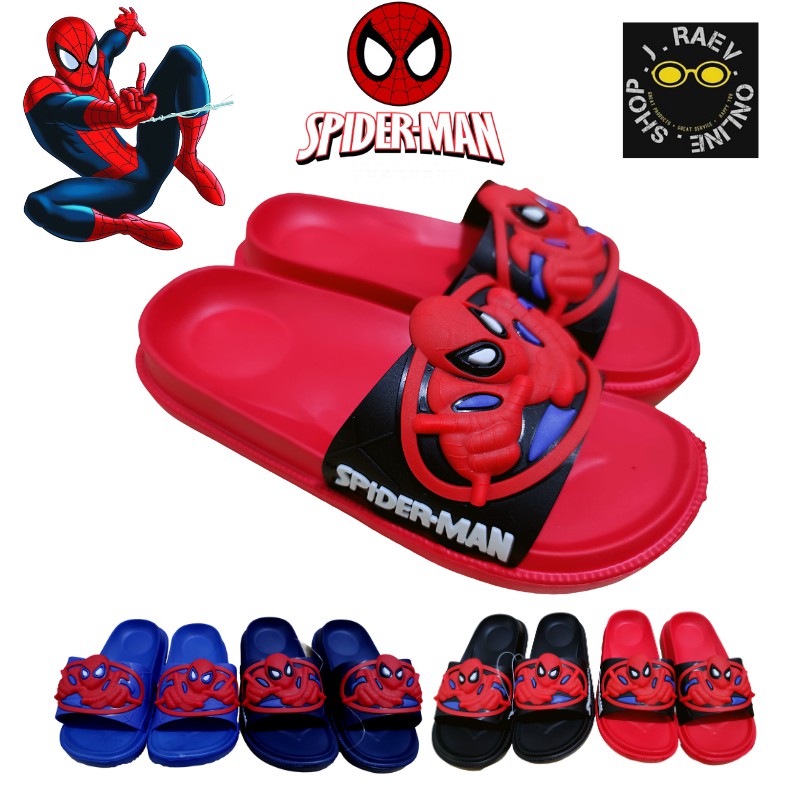 kids spiderman slippers