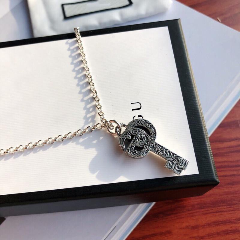 double g key necklace