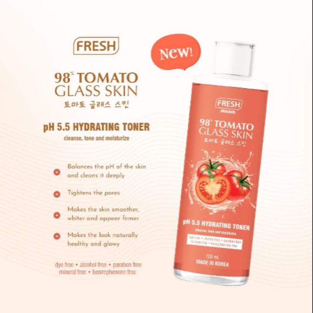 fresh skinlab tomato facial wash